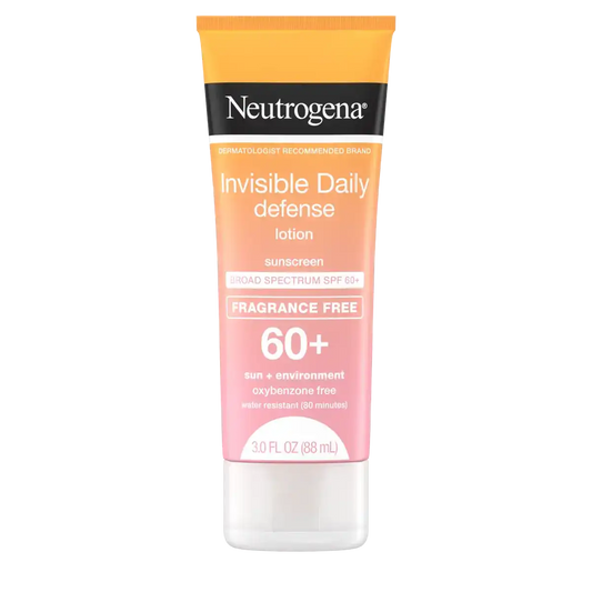 Neutrogena® Invisible Daily™ Defense Sunscreen Lotion, Broad Spectrum SPF 60+, Fragrance Free