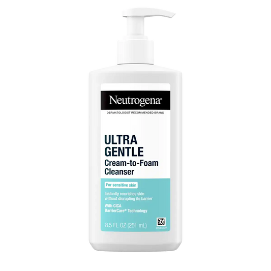 Neutrogena Ultra Gentle Cream to Foam Cleanser