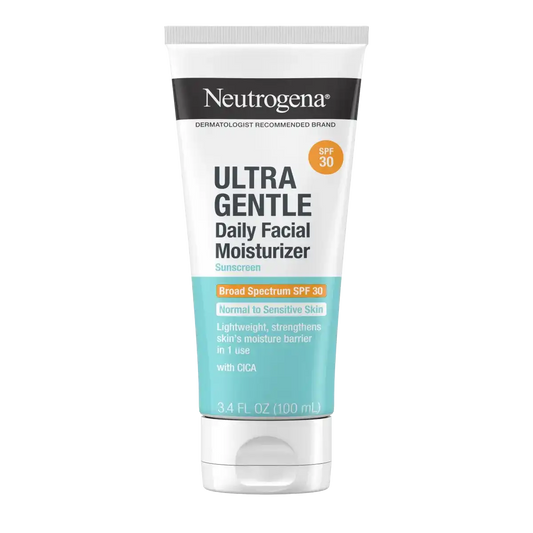 Neutrogena Ultra Gentle Daily Facial Moisturizer With Broad Spectrum SPF 30, 3.4 Fl. Oz